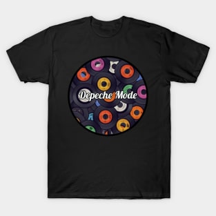 Depeche Mode / Vinyl Records Style T-Shirt